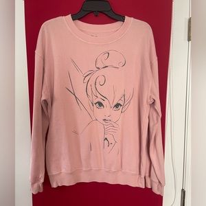 Tinker bell pink sweatshirt